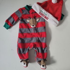 Newborn Christmas pajamas